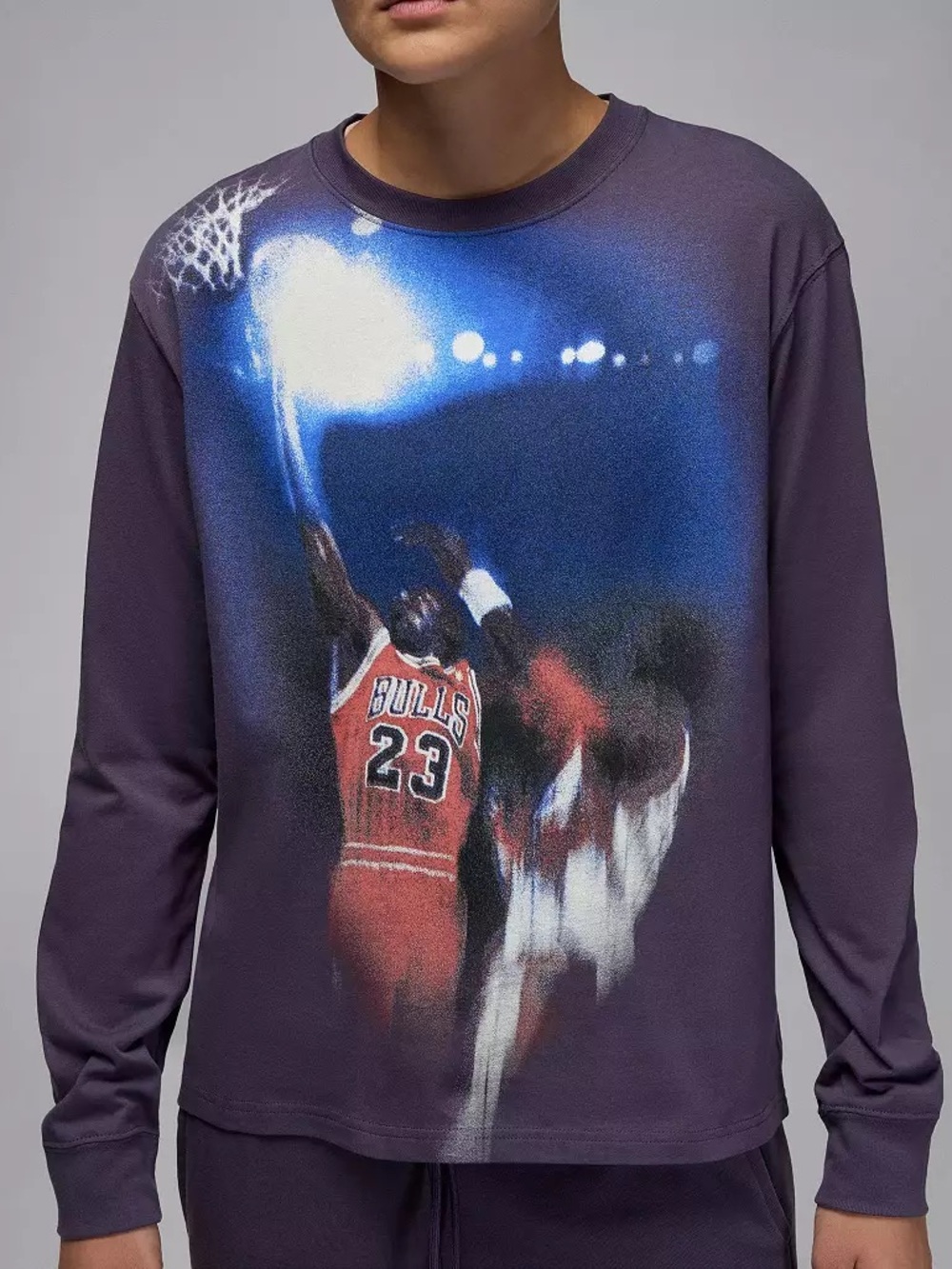 Nike Jordan Women's Sport Dri-FIT Long Sleeve Graphic Michael Jordan Tee Sz XS